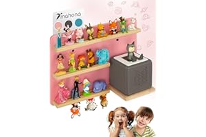 ‎MAHONA mahona Tonie Shelf – Compatible with Toniebox and Tonie Figures Storage – Space for up to 27 Figures – Toniebox Shelf Girls and Boys – Wall Shelf Children's Room – Accessories for Toniebox Starter Set