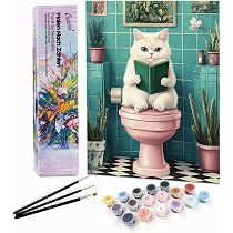 Bougimal Peinture par Numéro Adulte paysages avec Pinceaux et Acryliques Bricolage Peintures Kits, pour la Décoration Intérieure maison, Fleurs Bougimal Peinture par Numéro Adulte paysages avec Pinceaux et Acryliques Bricolage Peintures Kits, pour la Décoration Intérieure maison, Fleurs