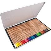 Metal box 36 colored pencils with large lead &Oslash;3,5 mm 213, multicolor