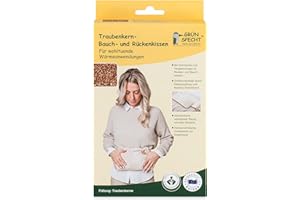 Grünspecht 186 – 10 semillas de uva calentamiento cojín para la espalda y estómago Floral