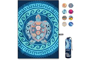 OCOOPA Mikrofaser Strandtuch, schnell trocknend, groß 200x145 cm, super saugfähig, Sandfreie Strand- und Schwimmhandtücher fü