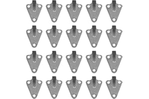 Amfrpar 20 Unidades Ganchos de Tres Agujeros para Lonas Ganchos de Red para remolques Ganchos para Redes de remolques Ganchos de sujeción para Lonas Elevador Trasero de sujeción de Cargas