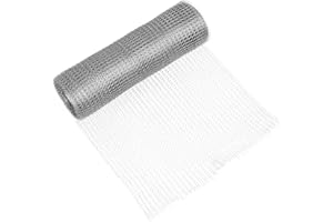 HMKESOTERIC Rete Acciaio Inossidabile, Rete in Metallica, Maglia fine in Acciaio inossidabileossidabileAnti Insetti Roditori per Casa Giardino Controllo Protezione del Lumaca,Uccelli 21 cm x 6 m