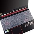 RAYA keyboard cover for Acer Nitro 5 series { AN515-45 / AN515-47 / AN515-46 / AN515-47 / AN515-57 / AN515-58 } & Acer Predator Helios 300 keyboard cover { PH315-54 } Gaming Laptop (Silicone Clear)