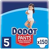 Dodot Baby Diapers Pants Size 5 (12-17 kg), 150 Diapers, 360&deg; Adjustment Anti-Leak Diaper-Panty