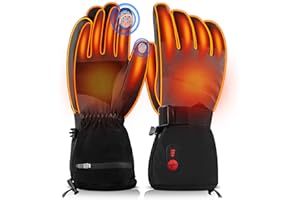 JOCOSA Heated Gloves for Men Women,Unisex Rechargeable Electric Motor Heated Gloves Touchscreen Waterproof for Winter Outdoor Motorcycle Cycling Hunting Hiking,Ski Snow Work