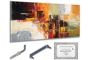 Monica Mirafiori I 120x60 cm I Tableau Peint à la Main I Modèles Tableau I Peintre Moderne I Tableaux Peintures I Toile sur Cadre en Bois