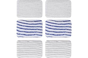 GUDOTRA 6 Pezzi Panni in Microfibra ZR850002 ricambio per Rowenta Clean & Steam ZR850002 ZR005801 ZR005804 Panni lavabili per Rowenta RY7xxx RY8xxx