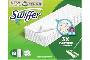 Swiffer Dry-Wipe Cloths with Febreze Fragrance, Pack of 18