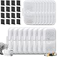 8 Pack Pet Cat Water Fountain Filters Replacement Compatible With Veken