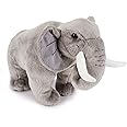 Zappi Co Plush Children's Stuffed Soft Cuddly Plush Toy-Part of Safari Animals Collection, Perfect for Kids (36cm Depth)(Elephant)