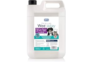RSPCA 5L Cat Pet Stain and Odour Remover Wee Away | Pet Friendly | Probiotic Cleaning - Discourage From Repeat Marking