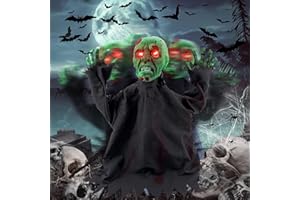 DITAIX Halloween Decorazioni Horror,Puntello di Halloween Animata Zombie Decorazioni Giardino,Creepy Spaventoso Animata Zombie Decorazioni Halloween Casa Prop