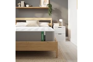 Summerby Sleep Double Mattress (135cm x 190cm), Comfort Foam & Coil Spring Hybrid Mattress, Comfy & Affordable Orthopaedic Mattress For Double Bed, Durable Coil & Comfort Foam Mattress