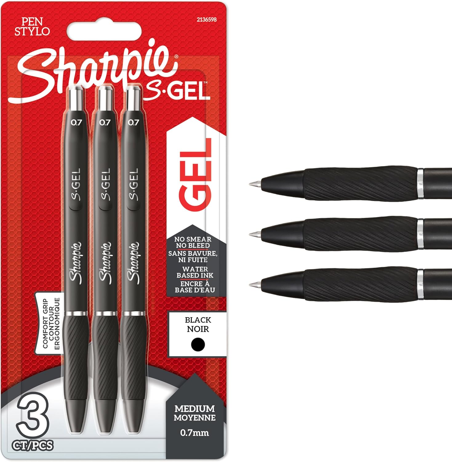 Test Complet & Analyse de Fiabilité : Sharpie S-Gel Gelpennen Medium punt 0 7 mm Zw