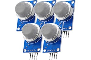 AZDelivery 5 x MQ-135 MQ135 Air Quality Gas Smoke Detection Sensor Module Compatible with Arduino and Raspberry Pi, Including E-Book!