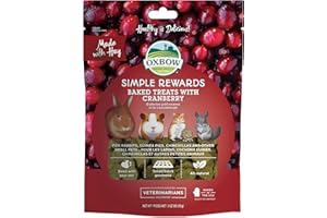 Oxbow Cranberry Simple Rewards Baked Treats,56.7 g (Pack of 1)