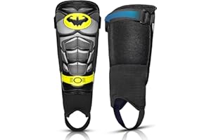 SAGA SPORTS Football Shin Pads Boys – Lightweight with Elastic Strap – Kids Shin Pads with EVA Cushion – Comfortable Shin Guards & Impact Protection for Boys Girls Age 3-10+