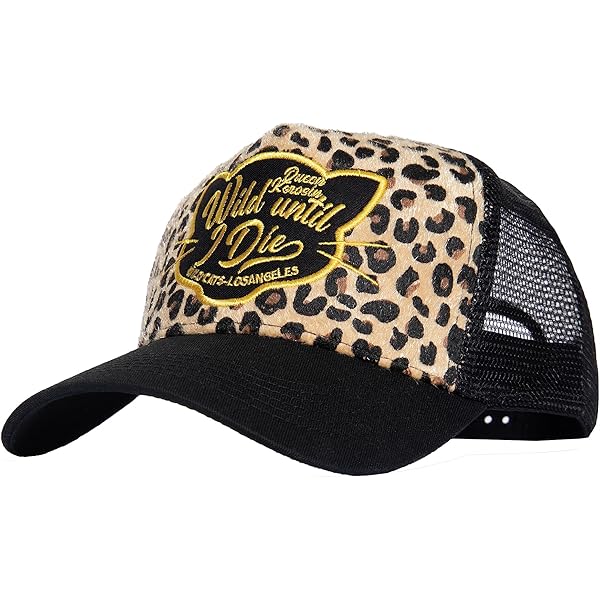 Von Dutch TRUCKER BOSTON UNISEX - Pet - black/pink/zwart