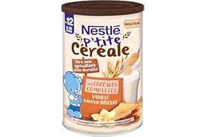 P'tite Céréales - vanille saveur biscuit - céréales complètes - dès 12 mois - 415g