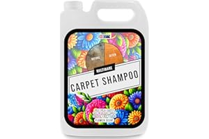 MultiWare Carpet Cleaner Shampoo Flower Scent 5L | Carpet Shampoo for Machines | Carpet Cleaner Solution | Safe for ALL Machines | Pet Friendly Formula | Removes Pet Odours and All Stains | 1 Bottle