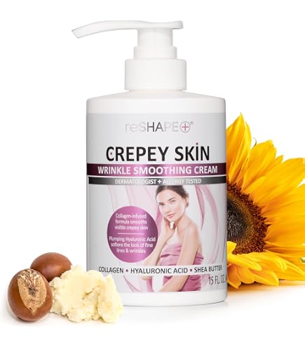 Ultra Feuchtigkeitsspendende Crepe Hautstraffungs-Creme – Für Hals, Dekolleté, Arme & Beine – Intensive Pflege Für Reife, Trockene Haut