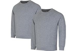 KHIM Fleece Sweatshirt Unisex Knitted Sweater Jumber Full Sleeve Kids Boys Girls Children Top Crew Neck Outdoor Activewear