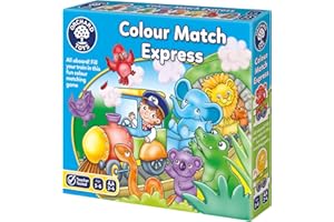ORCHARD TOYS Colour Match Express colour matching game, educational game, develops colour skills for boys and girls aged 3-6 years
