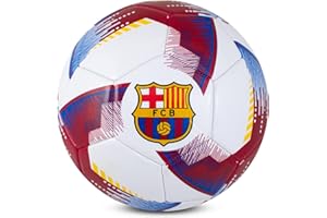Hy-Pro Ballon de Football Officiellement licencié FC Barcelone - Taille 5, Design Blitz, Marchandise Barca, entraînement, Match, Collection pour Enfants et Adultes