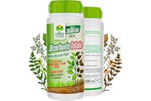 Albagarden - Diserbante Totale Glifosate Gliphogan Top Erbicida Per Diserbo Erbacce Ad Azione Disseccante Seccatutto Per Gramigna A Base di Glifosato Glyphosate Libera Vendita x 500 Ml
