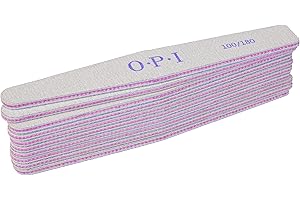 ARZER Juego de 10 limas de uñas profesionales de doble cara, juego de limas de uñas, herramientas de manicura, limas de gel para el cuidado de las uñas y el peinado (grano 100/180).