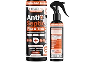 DR. SENST PETS Dr. Senst Flea Treatment Cat Antiseptic Spray | 250ml Hypochlorous Acid Spray For Cats | Cat Flea Treatment Spot On | No Need Flea Collar For Cats or Cat Flea Tablets | Advantage Flea Treatment