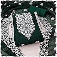 SNISHET Women's Heavy Cotton Embroidery Panel Work Unstitched Salwar Suit Dress Material With Cotton Work Dupatta