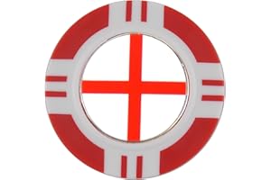 Mercia Golf Magnetic Poker Chip With Patriotic UK and Ireland Flag Ball Markers
