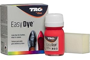 TRG The One - Tinte para Calzado y Complementos de Piel | Tintura para zapatos de Piel, Lona y Piel Sintética con Esponja aplicadora | Easy dye, 25 ml