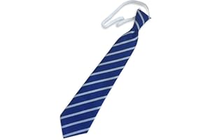 Great British Tie Club Child's Elastic Single Stripe School Ties (Infant/Primary Size)