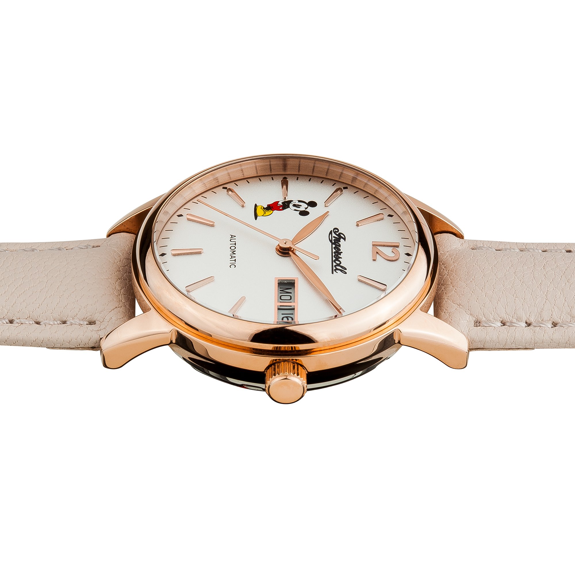 Ingersoll Damen Datum klassisch Automatik Uhr mit Leder Armband ID01102 – Bild 4