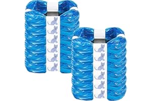 LANSHAFANG Lot de 12 recharges de recharges pour poubelle à couches compatibles avec les seaux à litière Spross & Littycat & Litter Locker II & Litter Locker Fashion