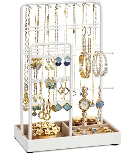 Présentoir à Bijoux 5 Niveaux En Bois, Porte-bracelets, Marron Foncé, Neuf Avec étiquettes