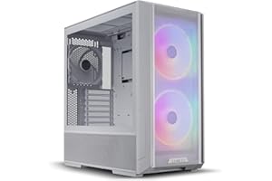 Lian Li LANCOOL 216 Midi Tower Przezroczysty, Biały