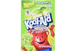 KOOL-AID GREEN APPLE Unsweetened Drink Mix (12 Packets)