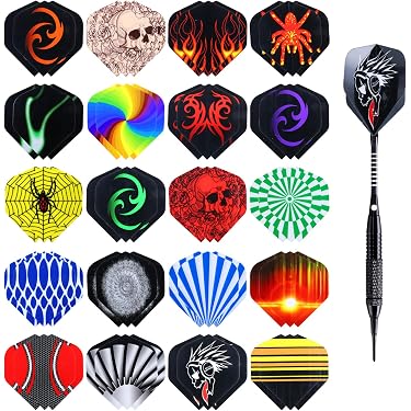 Protections Ailettes Pour Fléchettes - Lot De 80 Pièces En PC, Stabilité De Vol Améliorée - 7
