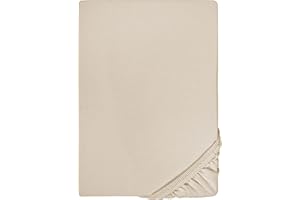 biberna Feinjersey-Spannbetttuch 0077144 kitt 1x 90x190 cm - 100x200 cm