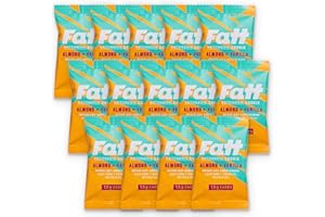 Fatt Keto Cookies - Almond & Vanilla - 14 x 30g - 1.5g Carbs - 100% Natural Snack Biscuit - Low Carb, Low Sugar, High Prebiotic Fibre & Sweetener Free - FattBar