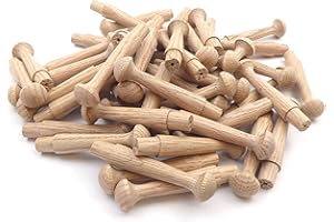 OAKCRAFTS Oak Shaker Peg 3.5" - (Pack of 50)