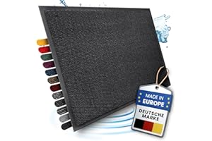 ‎BODENSTÄNDIG Bodenständig® Saubere Schuhe Dank saugstarkem Stoff (robust) perfekte Größe Anthrazit in 40x60cm - Fußmatte innen, Fussmatte innen - Schmutzfangmatte für innen Türmatte