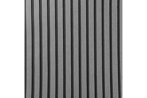 Swehooirt Wood Slats Wallpaper Dark Grey and Black Wallpaper Panel Wood Grating Rustic Wooden Slat Wall Panelling for Bedroom Living Room Hallway Stairs Lounge Hall