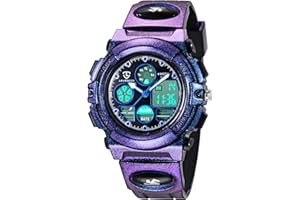 aswan watch Digitaluhr Kinder Mädchen Jungen mit Wecker,Stoppuhr,LED Licht,Datum-Sport Armbanduhr mit Silikonarmband