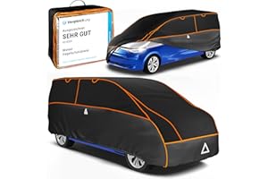 ‎WALSER WALSER Hagelschutz Abdeckplane Transporter, TÜV geprüfte* Abdeckplane Bus Perma Protect, Auszeichnung Sehr Gut* Hagelschutzplane Größe 12 für VW T4/T5/T6/Ford Tourneo/Opel Vivaro/Mercedes Vito/Viano