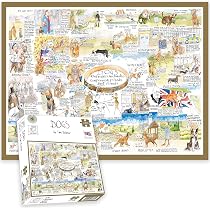 Tim Bulmer Puzzle „Komische Karte Von Frankreich“ – 1000 Teile, 66 X 50 Cm, Humorvolles Kunstwerk